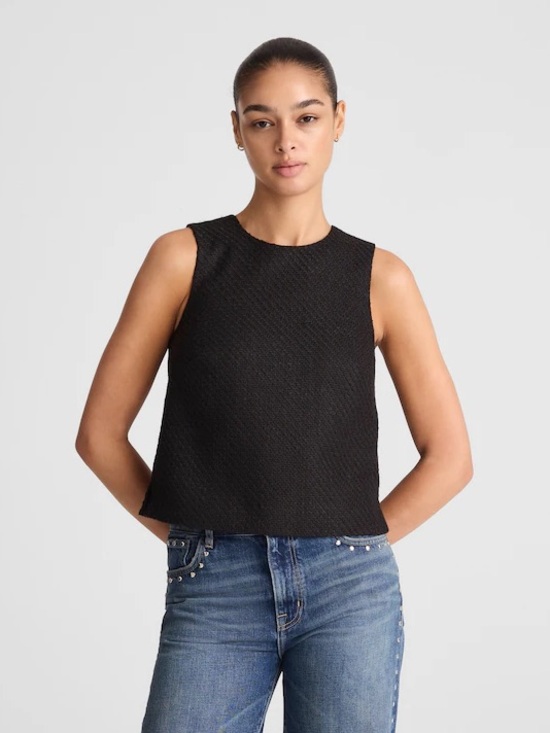 Madewell Tops - Madewell Boxy Shell Top in Tweed, NWT, size 6